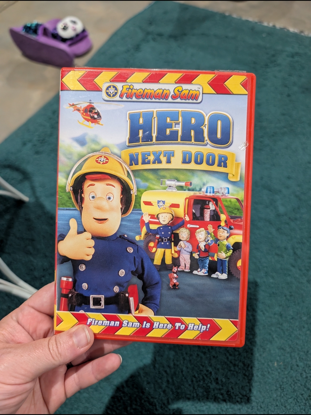 Fireman Sam "Hero Next Door" DVD - Red Case
